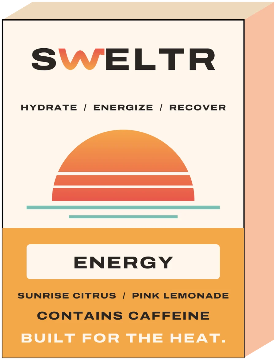 SWELTR Energy box mockup